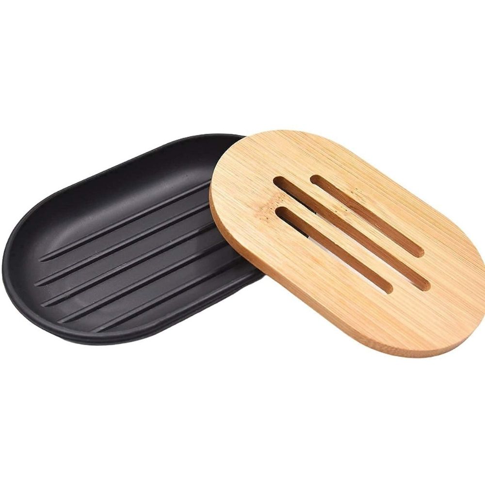 buy bathroom accessories set soap dish holder black