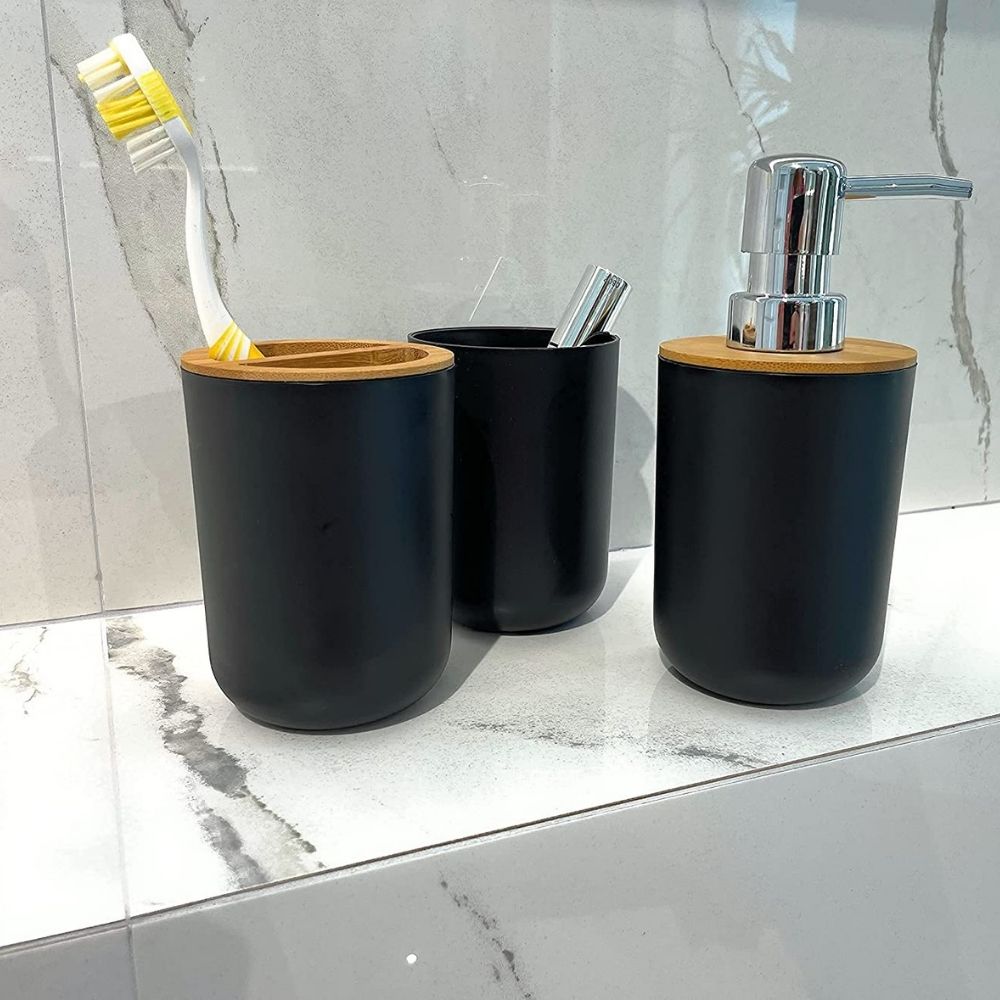 buy bathroom accessories set soap dispenser with pump