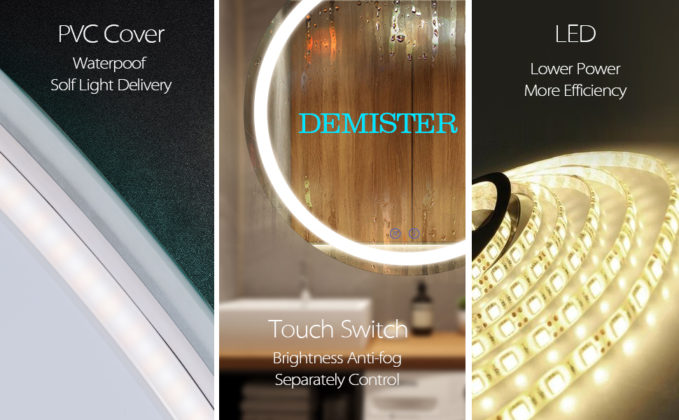 buy bathroom mirror with led safe mirror