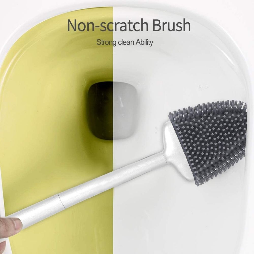 buy bathroom silicone toilet brushes strong clean ability