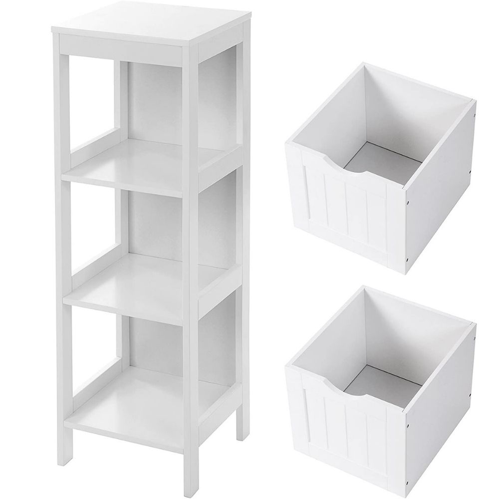buy white corner table cabinet storage for bathroom