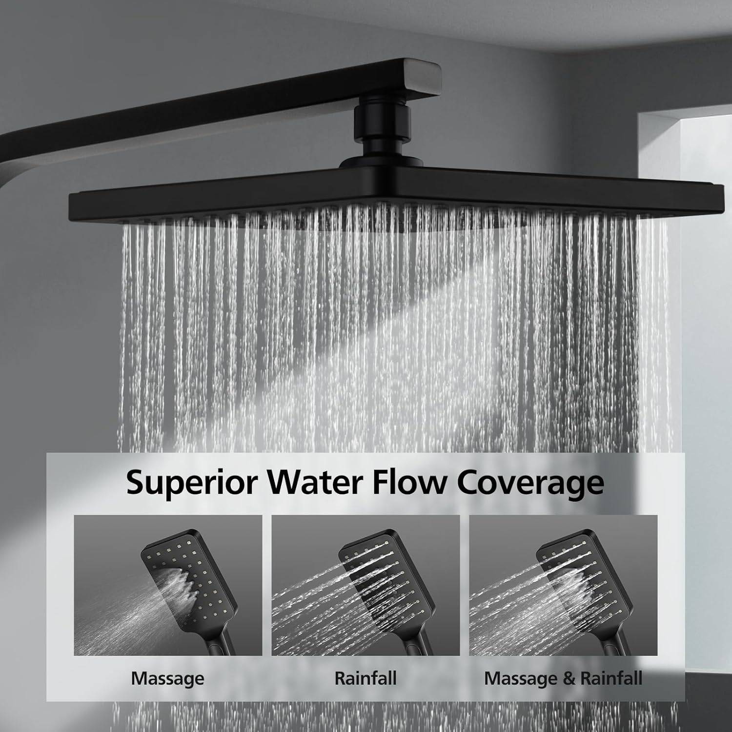 best rainfall shower